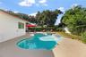 Pool in the backyard