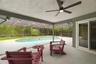 Screened enclosed pool area.