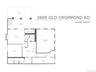 Lower level floor plan