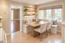 Virtually Staged Kitchen with Banquette