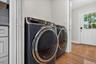 Laundry Room With View Of Back Mudroom