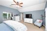 Massive bedroom with home work space and incredible natrual light.