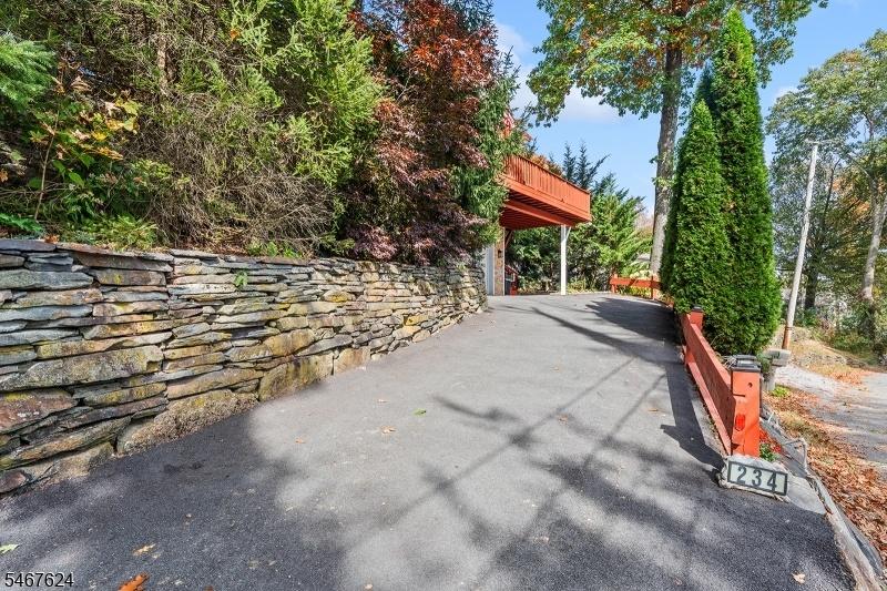 Large driveway