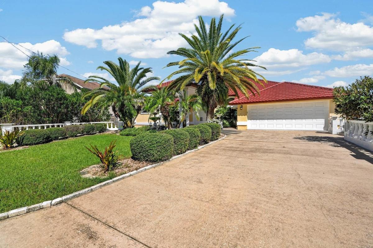 Impressive Home with Mature Palms