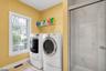 laundry rm with shower