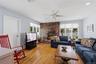Family Room Has Oak Flooring & A Wood Burning Fireplace!