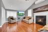 First floor with gas fireplace