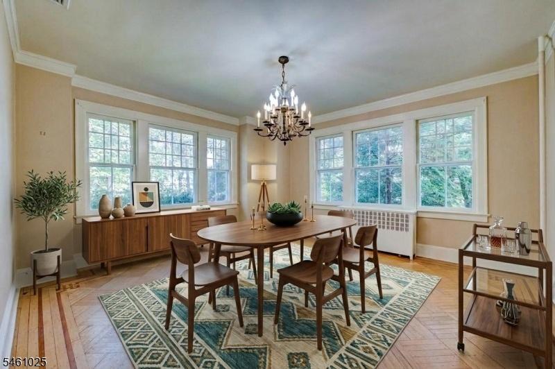 Virtually staged- Dining Room