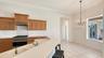 Informal eating in Kitchen with  pool view