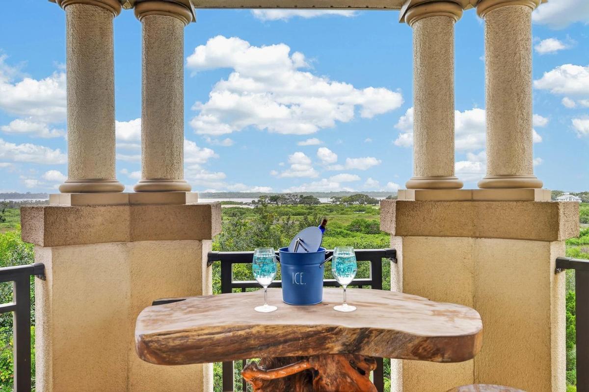 Daytime view from the Balcony
