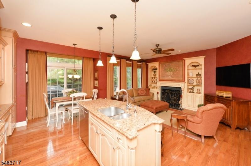Kitchen Opens To Family Rm