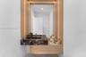 Powder Room. Disclaimer: Several photographs presented in this listing contain digitally added furniture, artwork, and decor. These virtually staged i