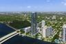 UNA Residences Brickell. One or more photos have been virtually staged.