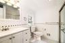 Principal suite bath with large shower. Photos taken when house was empty prior to occupancy.