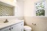 Hall bath. Photos taken when house was empty prior to occupancy.
