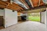 1 car garage/storage under the back of the house