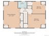 Floorplan for 2nd floor of house