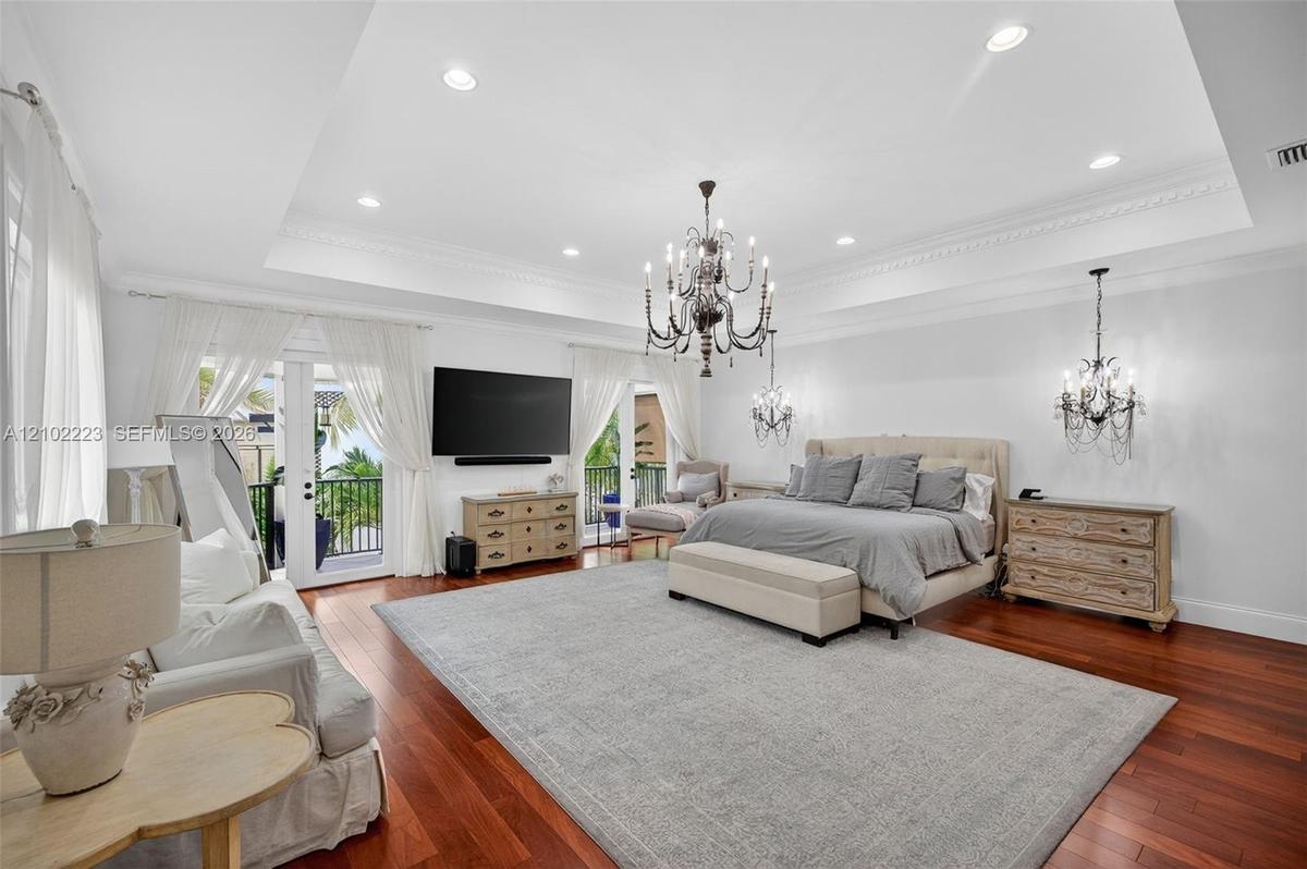 An extraordinary primary suite of truly grand proportions offering a level of space and luxury rarely found this magnificent retreat easily accommodat