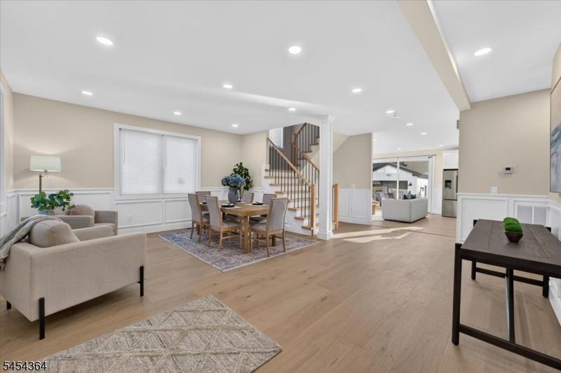 living and dining area