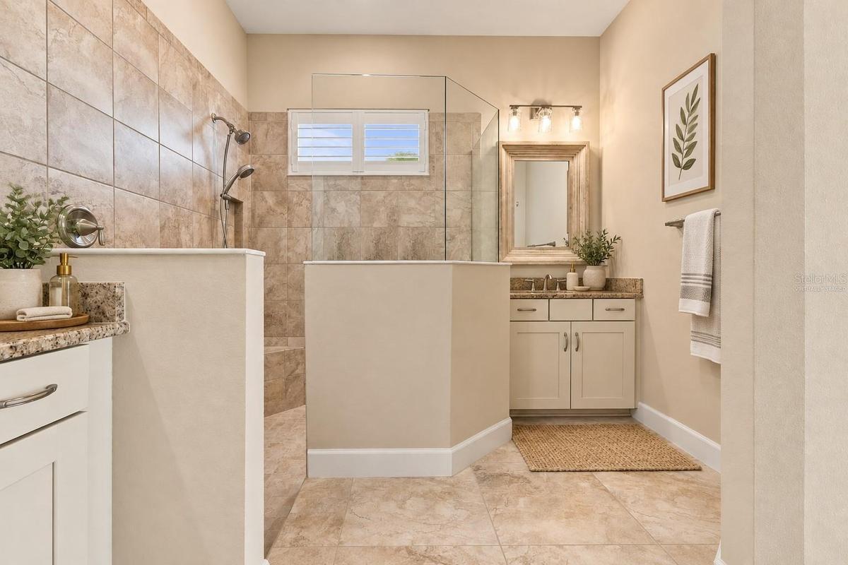 Primary Bathroom Virtually Staged