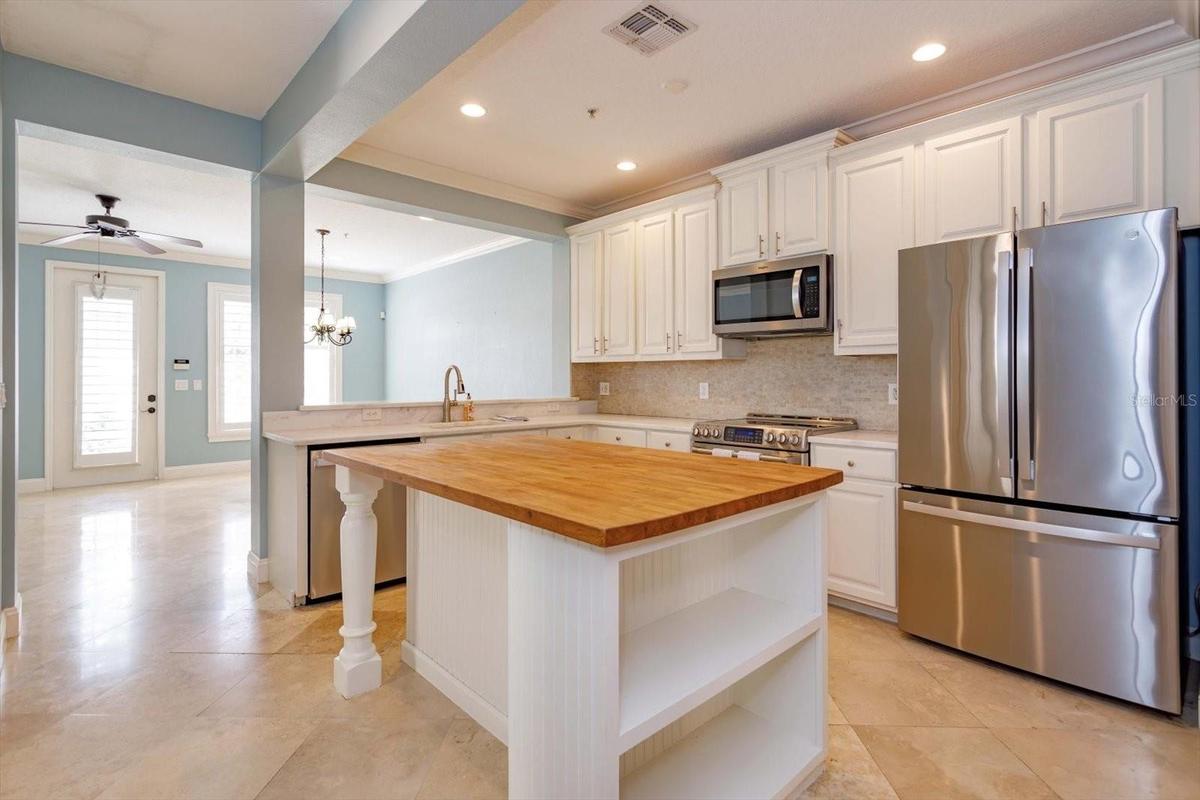 Spacious Kitchen with Oversized Island