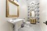 Half bath next to study