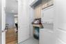 master bath stackable washer & dryer