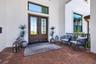 Refined Covered Entry Offering a Warm Welcome