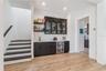 Built-in wet bar