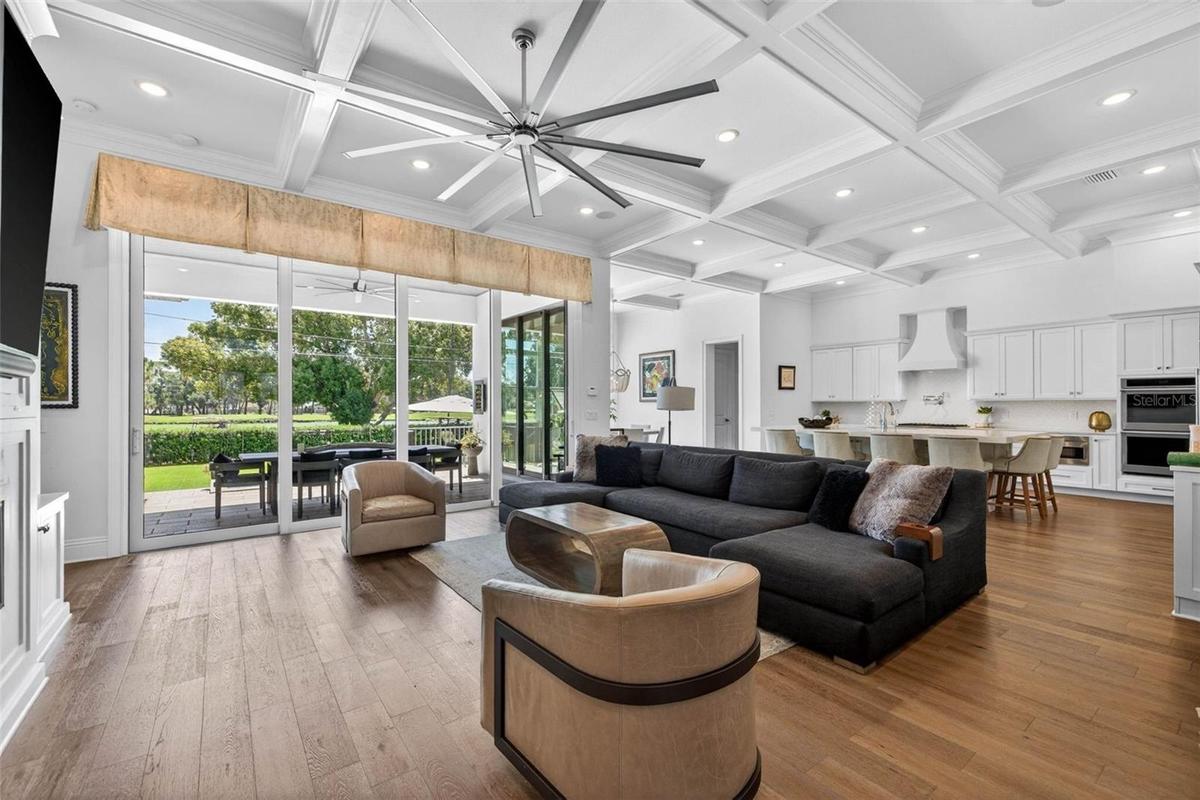 Light-filled Great Room with Floor-To-Ceiling Windows
