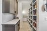 Built in pantry in the scullery
