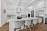 Beautifully appointed kitchen with custom cabinetry