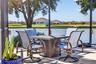 Bring your outdoor fireplace—you’re going to love spending crisp evenings by the pool and lake!