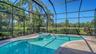 New light and bright pool coping around pool and spa
