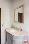 Bathroom vanity with stone cou