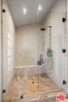 Glass-enclosed shower finished