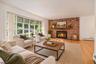 Virtually staged living room