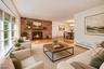 Virtually staged living room