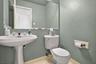 Powder room on 1st floor