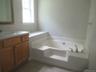 Primary bathroom with soaking tub