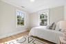 Second floor bedroom with custom fitted closet