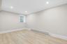 Lower level bedroom w/ large closet.