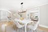 Generous dining room perfect for holidays and hosting family and friends.