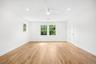 A bright bedroom for guests, a studio or a reading room. The library's Knit Night and Book Club meet about 700 feet away, with a CoHo latte to carry h