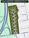AI rendition of SFH neighborhood concept.