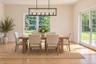 Virtual rendering of dining room with updates