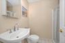 2nd bathroom with full size stall shower