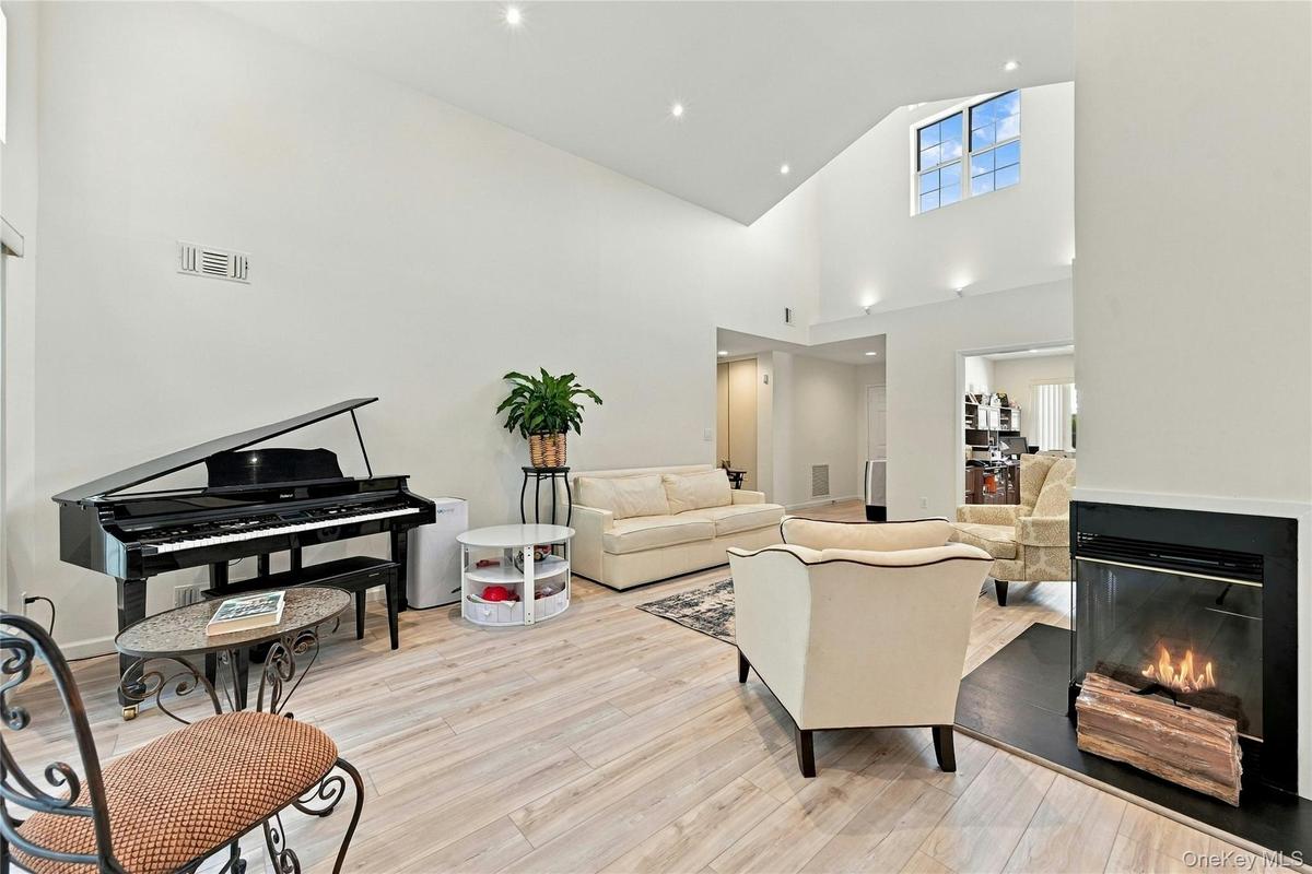 Living Room with Fireplace