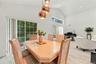 Dining Area with views of the backyard