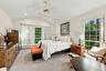Primary Bedroom with high ceiling 13 x 15 sq ft